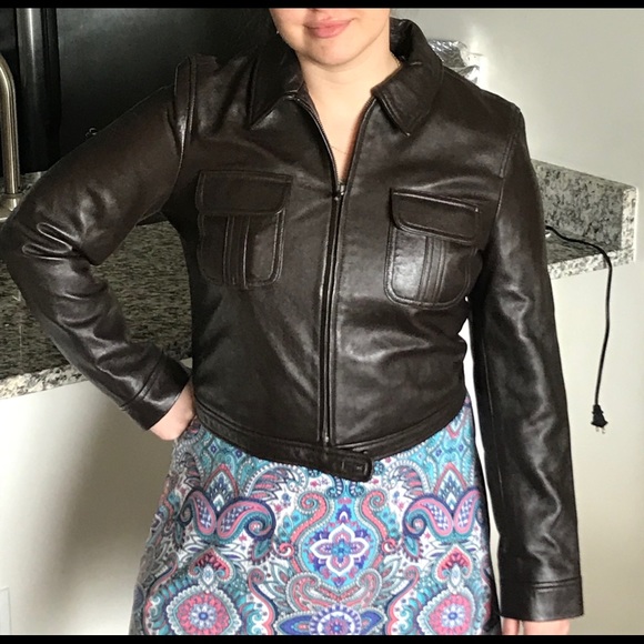 GAP genuine leather jacket - Picture 6 of 6